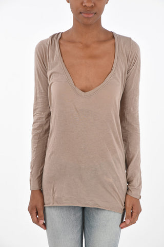 T-shirt Girocollo a Manica Lunga