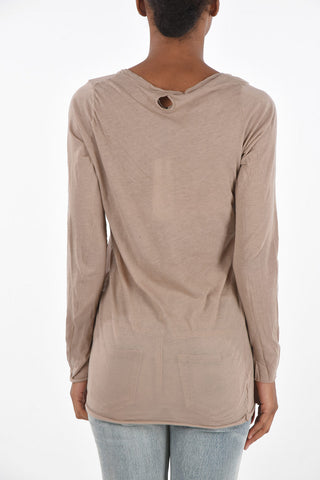 T-shirt Girocollo a Manica Lunga