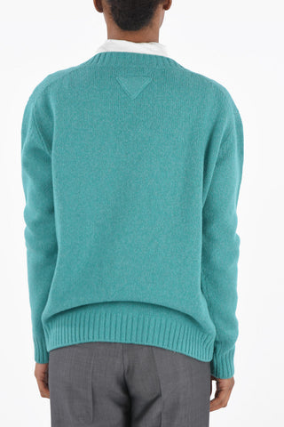 V Neck Wool and Cashmere Pullover