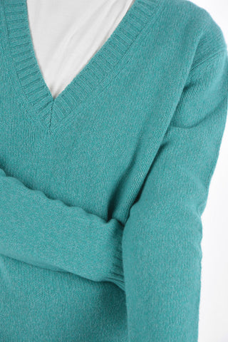 V Neck Wool and Cashmere Pullover