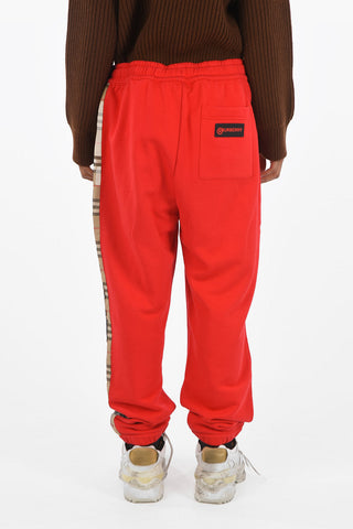 Joggers RAINE con Banda Laterale Stampa Check