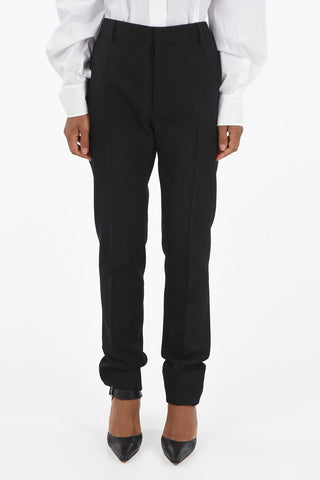 4 Pocket Virgin Wool Pants with Belt Loops