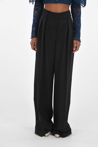 Double-pleated Wide Leg Pants