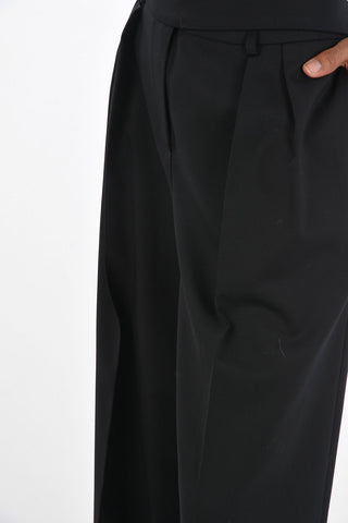 Double-pleated Wide Leg Pants