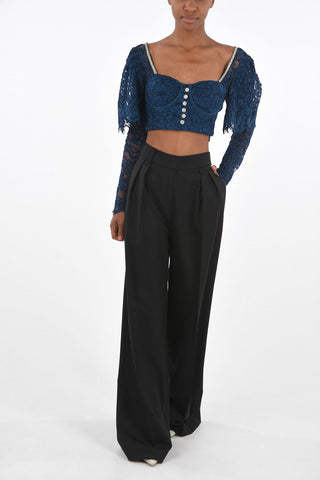 Double-pleated Wide Leg Pants
