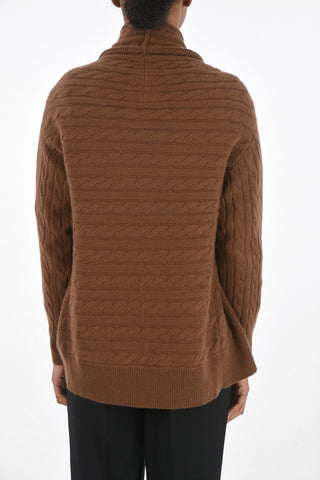 Cashmere Aran CORONA Cardigan with Shawl Collar