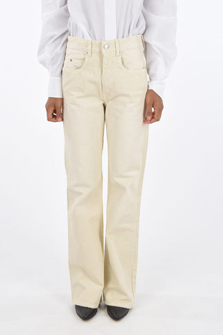 5 Pocket High-waisted Boot Cut Pants with Belt Loops