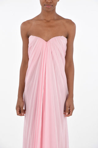 Vestito Gown in Seta Drappeggiata