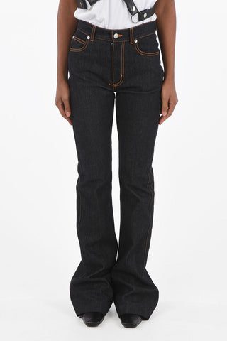 5 Pocket High-waisted Boot Cut Denims