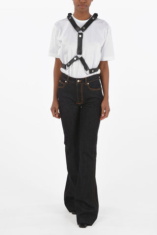 5 Pocket High-waisted Boot Cut Denims