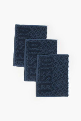 HOME LINEN cotton E/3DLOGO 3 set bath towel