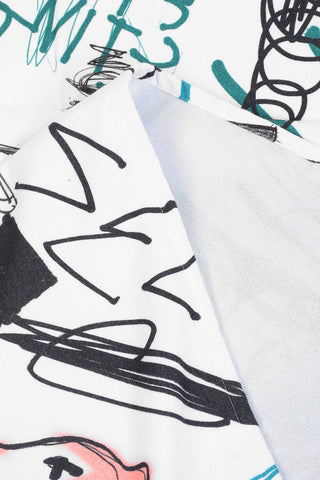 HOME LINEN printed PASTEL PUNK gym towel