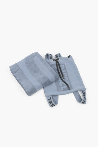 HOME LINEN backpack and gym towel ACTIVE LOGO set