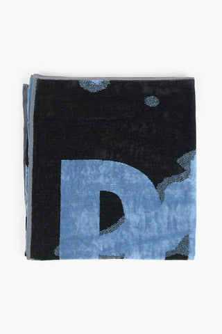 HOME LINEN cotton FLORASHADOW gym towel with logo