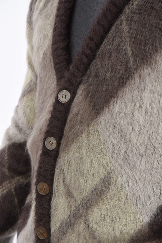 Mohair Blend Cardigan with Buttons