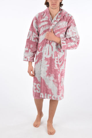 HOME LINEN hooded FLORASHADOW bathrobe