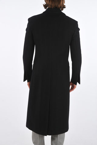 Cappotto Oversized Doppiopetto con Bottone Ornamentale