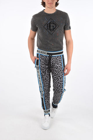 Joggers #DGMILLENNIALS con Fronte Animalier e Retro Monogram