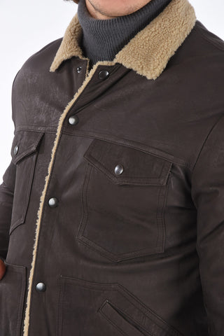 Shearling Jacket with 4 Pockets