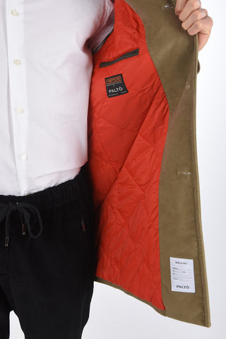 HYBRID 4 Button ALFREDO MOLESKIN Coat