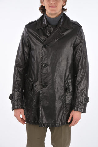 Coated Cotton VENCHURCH Double Breasted Overcoat