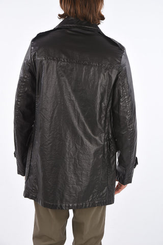 Coated Cotton VENCHURCH Double Breasted Overcoat