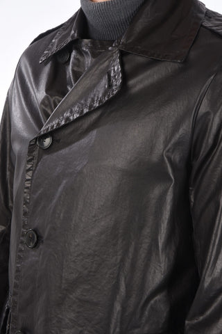 Coated Cotton VENCHURCH Double Breasted Overcoat