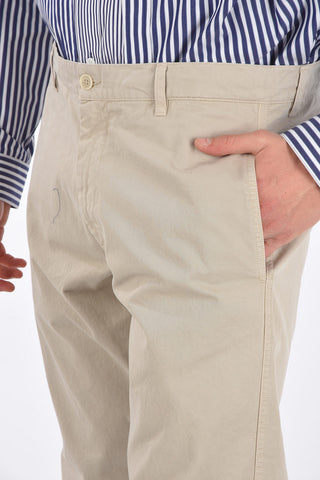 4 Pocket Cotton Pants with Inner Drawstring