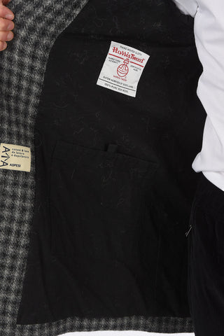 Shephard's Check VIRTUS 5 Button Coat