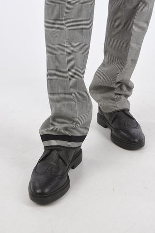 District Check Wool CLASSIC BACKSTRAP 4 BAR POW Pants