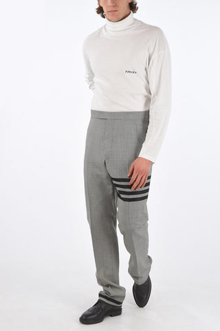 District Check Wool CLASSIC BACKSTRAP 4 BAR POW Pants