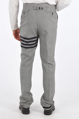District Check Wool CLASSIC BACKSTRAP 4 BAR POW Pants