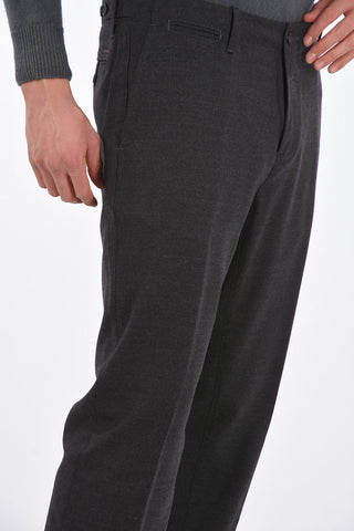 ID 4 Pockets Unlined Pants with Belt Loops