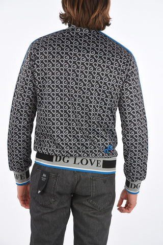#DGMILLENNIALS Sweatshirt with Animalier Front and Monogram Back