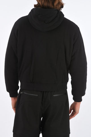 Padded Hoodie with Front Zip