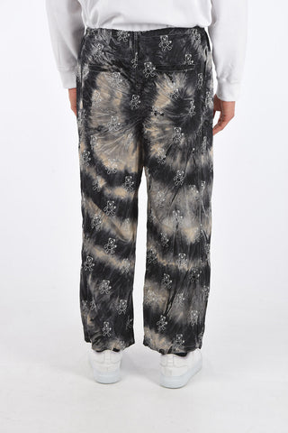 Tie-dyeing BEAR Nylon Pants with Drawstring