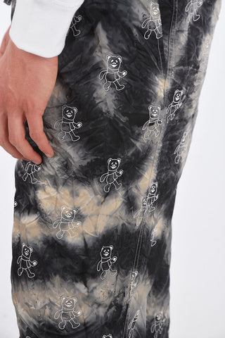 Tie-dyeing BEAR Nylon Pants with Drawstring