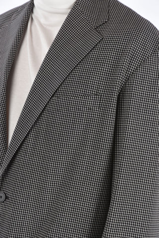 Shephard's Check Oversized Blazer