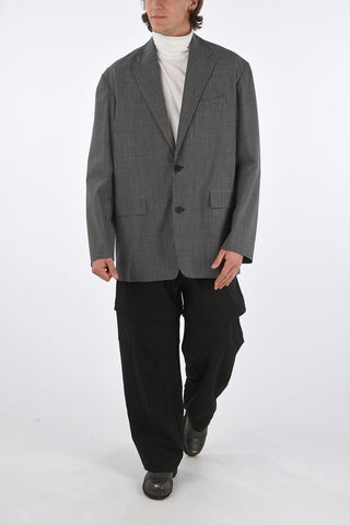 Shephard's Check Oversized Blazer