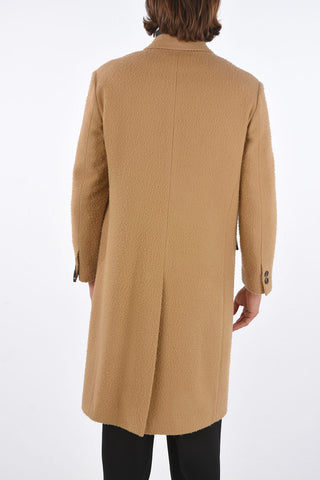 Felt Wool Double Breasted Coat
