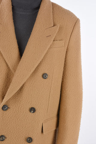 Felt Wool Double Breasted Coat