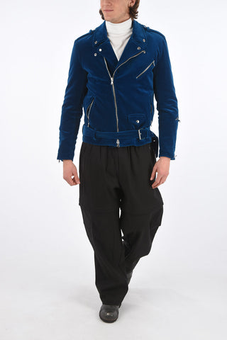 SLIM FIT Biker Velvet Jacket