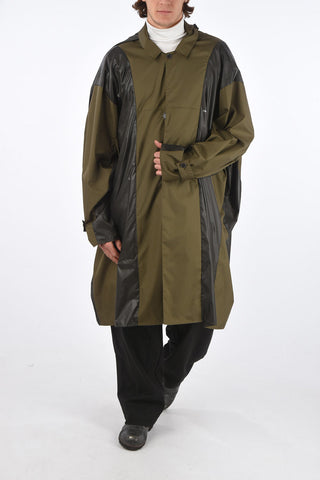 Oversized Raincoat with Hood