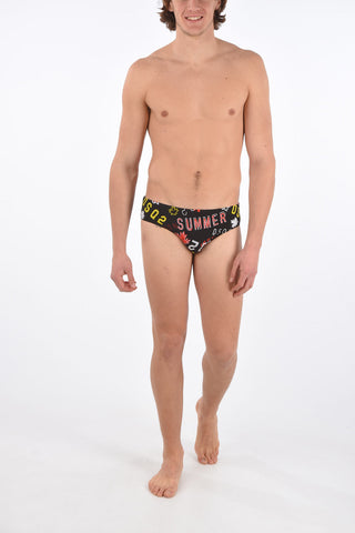 Logo Printed Swim Brief 