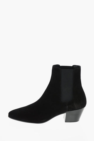 Suede Chelsea Western Booties