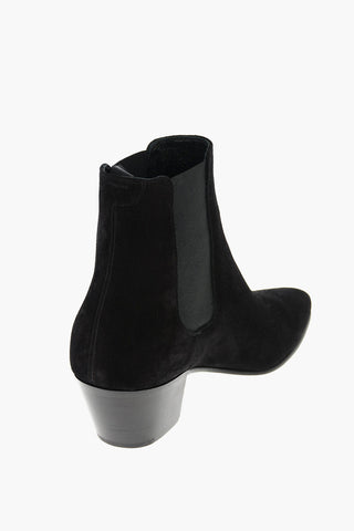 Suede Chelsea Western Booties