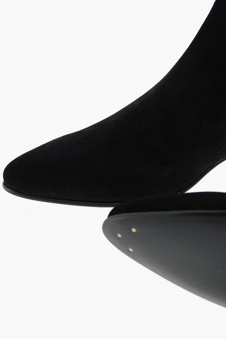 Suede Chelsea Western Booties
