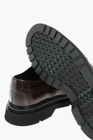 Derby Brogue Stringate in Pelle Spazzolata