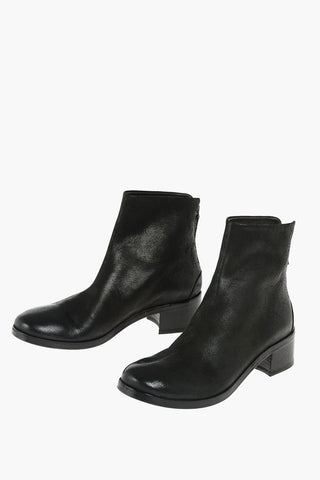 Stivaletti LISTO in Pelle Martellata con Zip