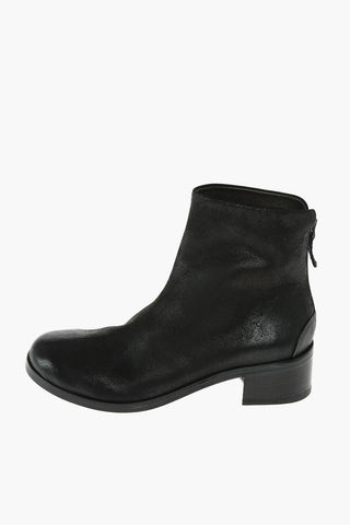 Stivaletti LISTO in Pelle Martellata con Zip